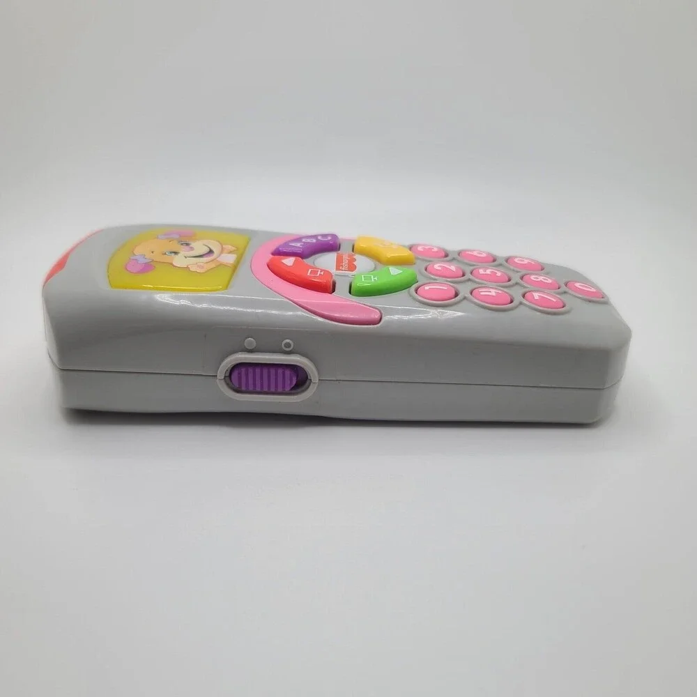 Fisher Price Toy Cell Phone Interactive Sings Lights Up Works